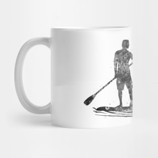 Paddleboard black and white Mug